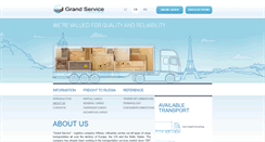 Desktop Screenshot of grandservice-logistics.com